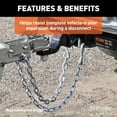 thumbnail image 3 of CURT 80313 27-Inch Trailer Safety Chain with 7/16-In Snap Hook, 5,000 lbs Break Strength, 3 of 6