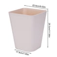 thumbnail image 3 of SUSHANG Mini Trash Can with Lid,Small Trash Can,Desk Trash Can,Wastebasket Trash Can Garbage For Bathroom Kitchen Countertop Large Plain Trash Can Without Lid, 3 of 4