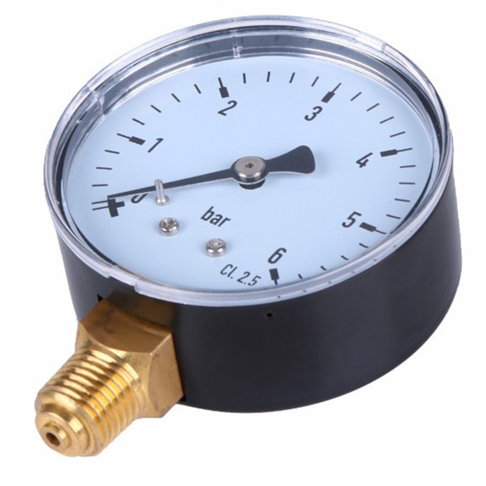 TS606 Precision Pressure Gauge 1/4 Inch NPT Sidemounted 2.3 Inch