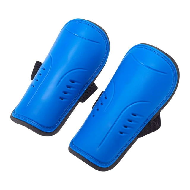 Soidarity Espinilleras de fútbol gruesas de doble capa de tela Premium cómoda protección de piernas rodillera ligera deporte adultos al aire libre Ropa Deportiva, Zapatos azul 1 Soidarity OD028991-03
