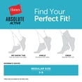 thumbnail image 5 of Calcetines Hanes Absolute Active para mujer con acolchado, paquete de 4, 5 of 5