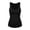 Black, variant on Women's Elegant Sleeveless Square Neckline Summer Flowy Knit Camisole Tank for Layering White XS