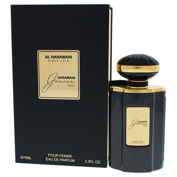 Junoon Noir par Al Haramain pour Femmes - Vaporisateur EDP 2,5 oz