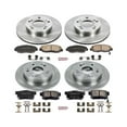 thumbnail image 3 of Power Stop Front and Rear Stock Replacement Brake Pad and Rotor Kit KOE2385, 3 of 8
