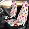 thumbnail image 2 of Yiaed Donut Print Car Seat Covers,Universal Auto Seats Protector Fits for Car,SUV Sedan,Truck,Automotive Seat Covers & Accessories(Two packs), 2 of 7