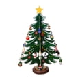 thumbnail image 2 of Boovnll Mini Christmas Tree, Christmas Gift Decoration Plywood Wooden Christmas Tree Hand-Assembled Children's Gift Desktop Window Decoration, Christmas Tree, Small Christmas Tree, 2 of 6