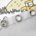 thumbnail image 4 of Homewish Kids Teens Cute Farmhouse Animal Duck Black Out Curtains,Cartoon Truck Curtains Pack of 2 (42x63 Each),Kawaii Cottage Cabin Bedroom Curtains,Microfiber Bedroom Decor, 4 of 6