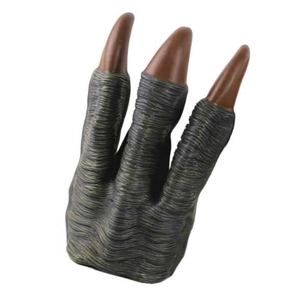 keepw Monster Dinosaur Dragon Devil Costume Hands Claws Toys Puppet Gloves Grey