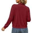 thumbnail image 7 of Gytharion Women's Cropped Cardigan Sweaters Open Front Long Sleeve Knit Cardigans Spring Fall Layering Cropped Cardigans, 7 of 7
