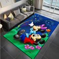 thumbnail image 3 of Alfombra de Mickey Mouse de Disney, bonita figura de Anime, alfombra estampada de Minnie, dormitorio infantil, sala de estar, sofá, felpudo antideslizante, alfombras de suelo, 3 of 4