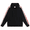 black, variant on Teen Hoodies Women Solid Colours Winter Pullover Fashion Heavyweight Sweatshirts for Couples