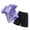 Purple, variant on mgoYE Girls Boys Quick Dry Athletic Short-Sleeve T- Shirt and Active Mesh Shorts Set(Grey,5-6 Years)