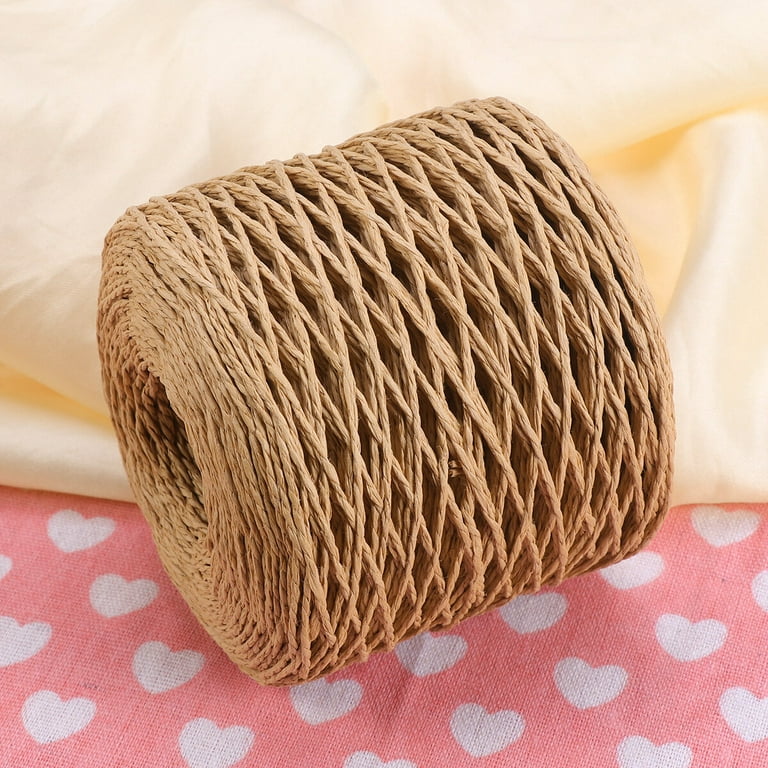 NUOLUX 1 Roll Raffia Paper Rope Gift Bouquet Wrapping Rope DIY Packaging  Decorative Rope