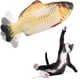 thumbnail image 1 of Beewarm Flopping Fish Cat Toy - 4 tipos de peces para elegir - Motion Kitten Toy, Plush Interactive Cat Toys, Fun Toy para Cat Exercise Red Carp brillar Hogar, 1 of 5