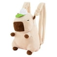 thumbnail image 1 of Abbracc Capybara Backpack Adorable Fashion Backpack for Party Daily Use Travel Beige Baseball Cap, 1 of 9
