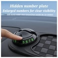 thumbnail image 4 of Multifunction Car Anti-Slip Mat Auto Universal Phone Holder, Rotatable Anti Skid Car Dashboard Pad with Temporary Parking Numbe and Large Pad for Phones Sunglasses Keys Gadgets, 4 of 9