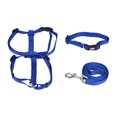 thumbnail image 1 of 3 unids / set collar de perro y arnés y correa conjunto arnés de cuello ajustable 1.2 m correa CACAGOO Correa, 1 of 7
