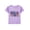 Purple, variant on NOKIO Girls Short Sleeve Athletic Tops, Colorful Summer Shirts For Girls Toddler Boys 4th Of July Shirts Kids American Flag T Shirt Girls Patriotic Short Sleeve Tees Cotton Top Clothes