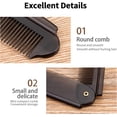 thumbnail image 5 of Peine plegable NQ vintage para barba cepillo bolsillo cuidado cabello grueso fino, 5 of 5