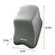 thumbnail image 2 of Almohada de cuello de espuma de coche, soporte lumbar protector, transpirable, cojín de cabecera de coche, alivio del estrés, cojín de asiento de coche, esponja con memoria, gris, 2 of 6