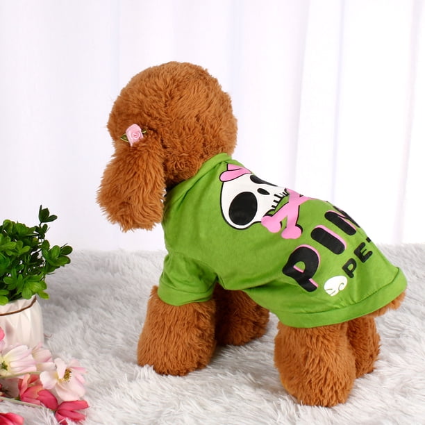 Camiseta para mascotas, ropa para cachorros pequeños y gatos, chaleco, disfraz, atuendos, #14, XS
