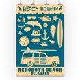 thumbnail image 3 of Rehoboth Beach, Delaware, Coastal Icons (#3) (36x54 Giclee Gallery Art Print, Vivid Textured Wall Decor), 3 of 3