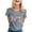 Grey, variant on Plus Size Shirts for Women Easter Day Cartoon Bunny Short Sleeve T Shirts Summer Tops Going Out Summer Outfits
