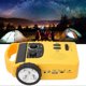 thumbnail image 4 of Hand Crank Solar Radio AM FM SW Emergency Radio with LED Flashlight Reading Light MP3 Player for Outdoor CampingYellow, 4 of 5