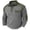 #02 Gray 【Mix & Match: Essential Colors in Stock】, variant on Men's Long Sleeve Lapel Zipper Casual Sweatshirt Top with Pocket Basic Tee Shirt Clothes for Streetwear Loungewear Travel Modern Fashion Essential | AESTIVO,Black L