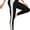 Black and White, variant on SOMER Women's Leggings Yoga Pants High Waisted Tummy Control Athletic Workout Color Blocking Pants XL