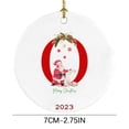 thumbnail image 3 of Decoraciones de Halloween, adornos de Halloween, colgante de decoración para árbol de Navidad, decoración navideña personalizada de 26 letras, decoración para árbol de Navidad, regalo de Navidad, ador, 3 of 3