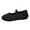 Black, variant on Women's Fall Knitted Wedge Slip on Ballet Flats Walking Shoes Comfort Spring Knit Low Heel Casual Loafers