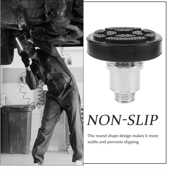 unbranded Rubber Car Lift Pads Height Lift Blocks For Auto Hoist Compact Design With Safety Lock For Vehicle Repairs And