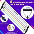 thumbnail image 3 of Exercise Resistance Bands With Handles and Door Anchor 10-50 Lbs Strength Training, 3 of 6