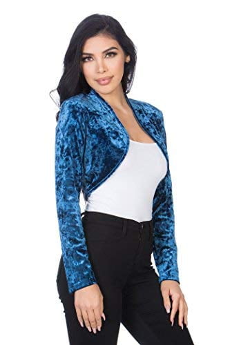 denim shrug jacket