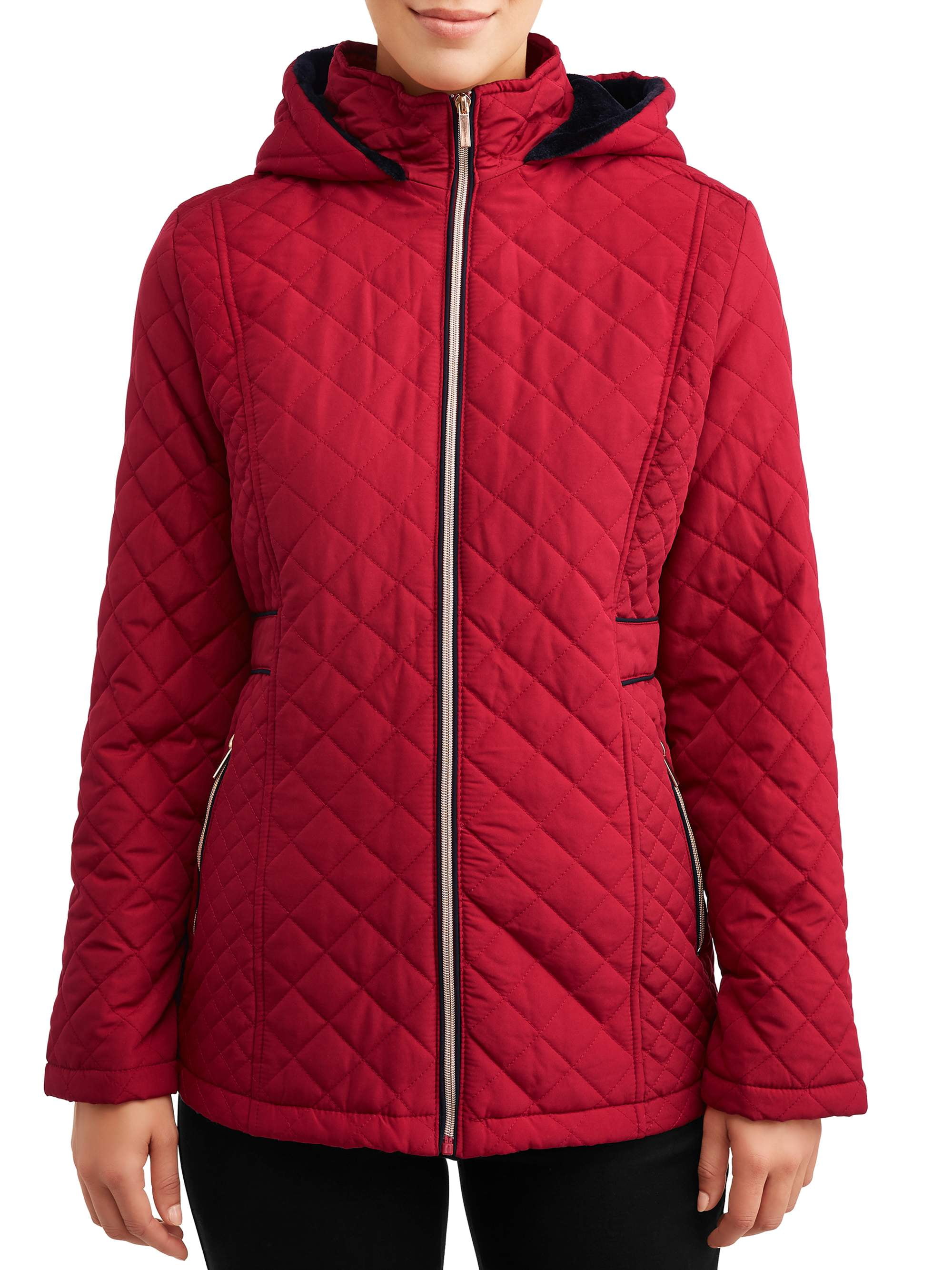 Big Chill Big Chill Women's Hooded Diamond Quilted Jacket