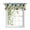 Green, variant on Yellow Pineapple Tie Up Valances Curtain, Green Monstera Leaves Tropical Botanical Summer Adjustable Rod Pocket Window Treatment Short Tie Up Curtains Valances for Kitchen Bathroom 42x12 Inches
