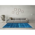 thumbnail image 3 of Ahgly Company Indoor Rectangle Oriental Light Blue Industrial Area Rugs, 5' x 8', 3 of 4