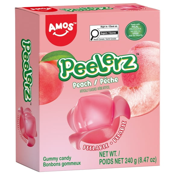 Bulk Candy Peelerz Peach Candy Family Size 8.47oz Individually Wrapped (Pack of 1)
