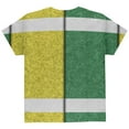 thumbnail image 2 of Fantasy Football Team Green and Yellow All Over Youth T Shirt Multi YSM, 2 of 2