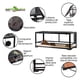 thumbnail image 4 of REPTI ZOO Terrario de Vidrio para Reptiles, Extra Grande Doble Puerta Frontal, 70 Lt 76cm X 30cm X 30cm, 5mm, Acua Terrario de Cristal, Reptile Enclosure Knock-Down, Terrario Reptiles REPTI ZOO Terrario Knock down RK, 4 of 9