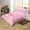 Pink, variant on Erosebridal Initial Letter E Duvet Cover Twin, Yellow Bedding Sets Twin Size, Kawaii Bow-tie Reversible Comforter Cover Twin, Lightweight Room Decorative, 2 Pieces（No Comforter）