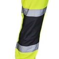 Men's Stain Resistant Enhanced Visibility Flat Front Work Pants High