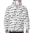 thumbnail image 7 of Daiia Fish Bones for Men's Fashion Hoodies & Sweatshirts with Kangaroo Pocket Hooded Sweatshirt Breathable & Moisture Wicking-Large, 7 of 7