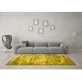 thumbnail image 3 of Ahgly Company Indoor Rectangle Oriental Yellow Industrial Area Rugs, 2' x 4', 3 of 4