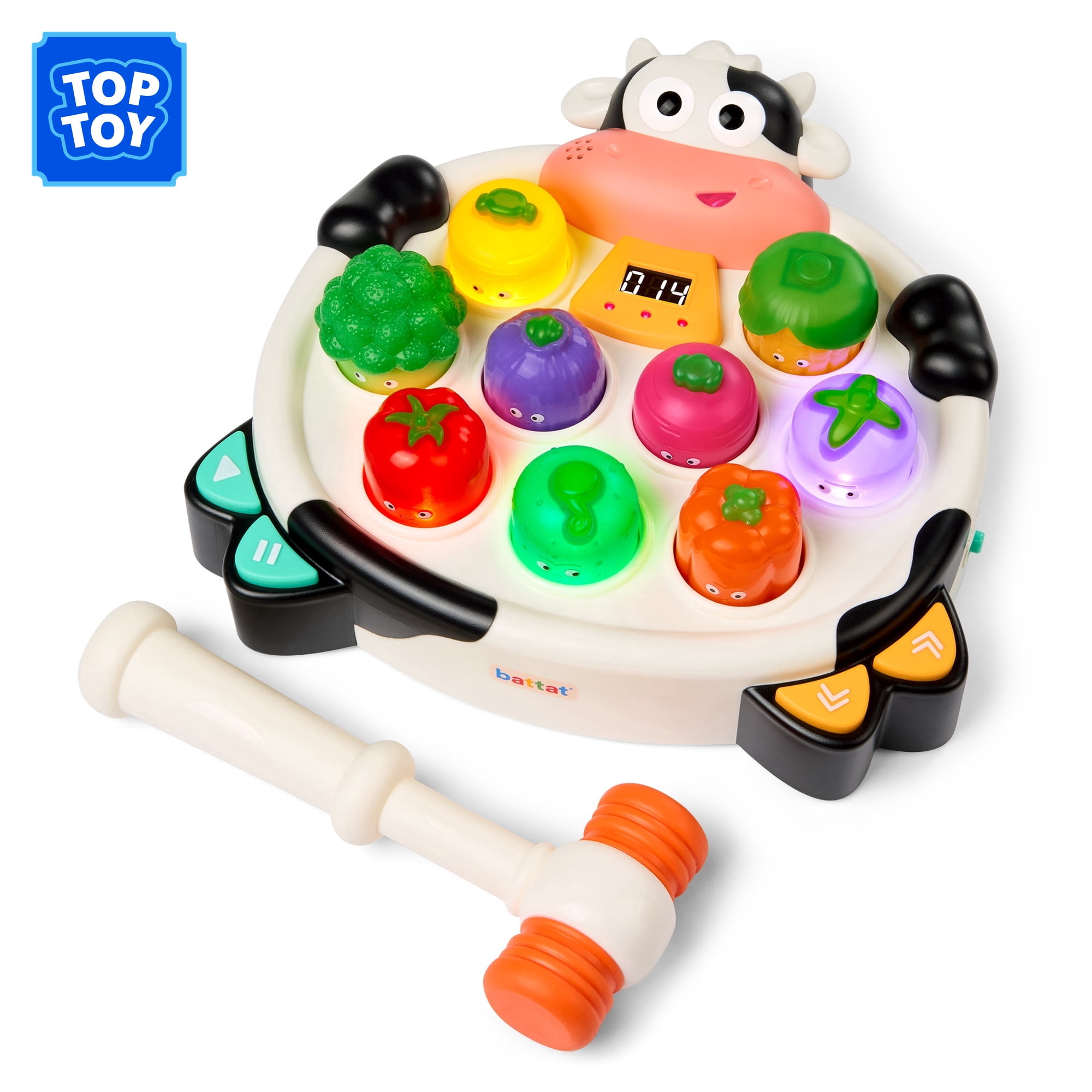 Battat Whacky Mooves Light up Whack Game with Music & Silly Sounds Arcade Toy for Toddlers 2 Years +