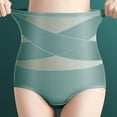 thumbnail image 2 of Rigardu shapers for women Slip Shorts for Under Dresses Women Seamless Boyshorts Anti Chafing Underwear Shorts shaperx bodysuit Green + L, 2 of 4