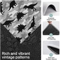 thumbnail image 3 of Gray Dinosaurs Camouflage Pattern Kitchen Rugs Sets Of 3,Kitchen Runner Rugs Non Skid Washable,Decorative Kitchen Floor Mats for Kitchen,Sink,Laundry,17"x30"+ 17"x47" + 17"x59", 3 of 6