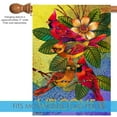 thumbnail image 3 of Toland Home Garden Cardinals And Magnolia bird Welcome Flag Double Sided 28x40 Inch, 3 of 5