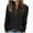 Black, variant on Fall Sweaters for Women Women Long Sleeve Henley Tops Pullover with Buttons Down Knitted Sweaters Fall Tunic Blouse Warm Pullover Sweater